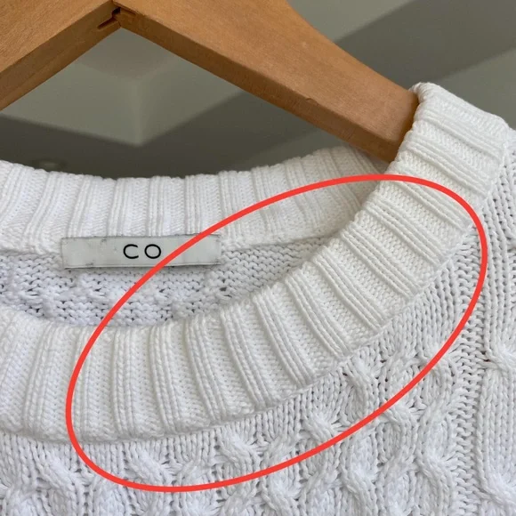 CO cable knit sweater white - Picture 8 of 8